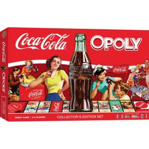 MasterPieces Opoly Board Games – Coca-Cola Opoly – Officially Licensed Board Games for Adults & Families