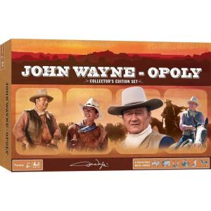 MasterPieces Opoly Board Games – John Wayne Opoly – Officially Licensed Board Games For Adults, Kids, & Family