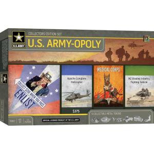 MasterPieces Opoly Board Games – U.S. Army Opoly – Officially Licensed Board Games For Adults, Kids, & Family