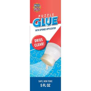 MasterPieces Puzzle Glue 5oz Shaped Bottle – Clear – Jigsaw Puzzle with Vibrant Artwork and Durable Pieces – Fun Family Activity, Brain Challenge, and Educational Entertainment for Teens and Adults(1000 pieces)
