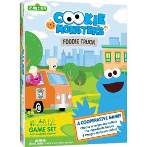 MasterPieces Sesame Street – Cookie Monster Cooperative Game – Fun Family Entertainment for Kids and Adults – Educational, Engaging, and Perfect for Game Night, Classroom Activities, Interactive