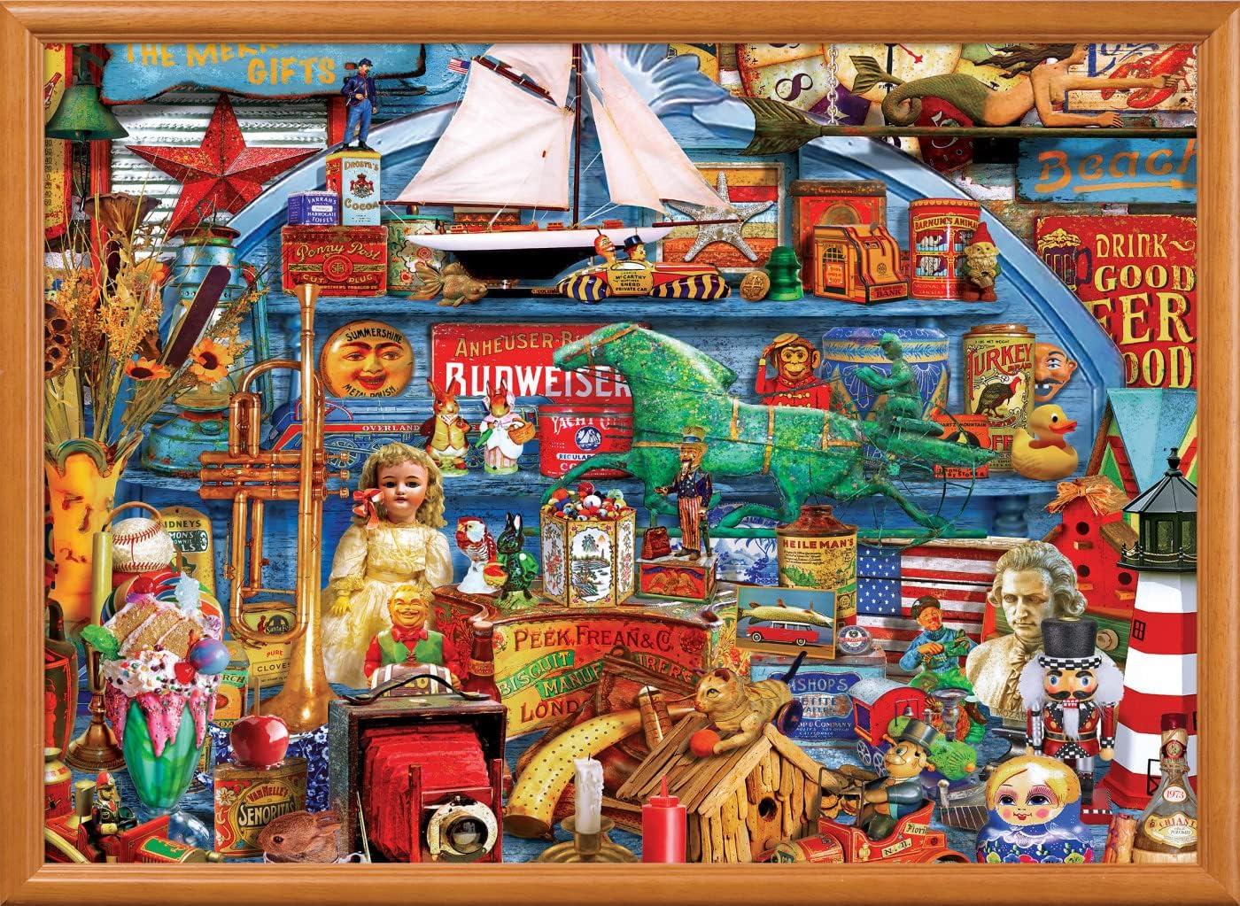 imageMasterPieces 1000 Piece Jigsaw Puzzle Antiques and Collectibles Fun for Adults Family Kids NonGlare Finish 1925 x 26751000 Piece