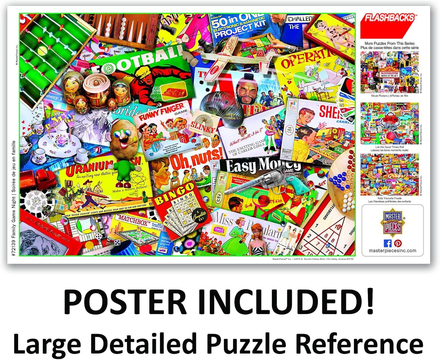 imageMasterPieces 1000 Piece Jigsaw Puzzle Family Game Night Fun for Adults Family Kids NonGlare Finish 1925 x 26751000 Piece