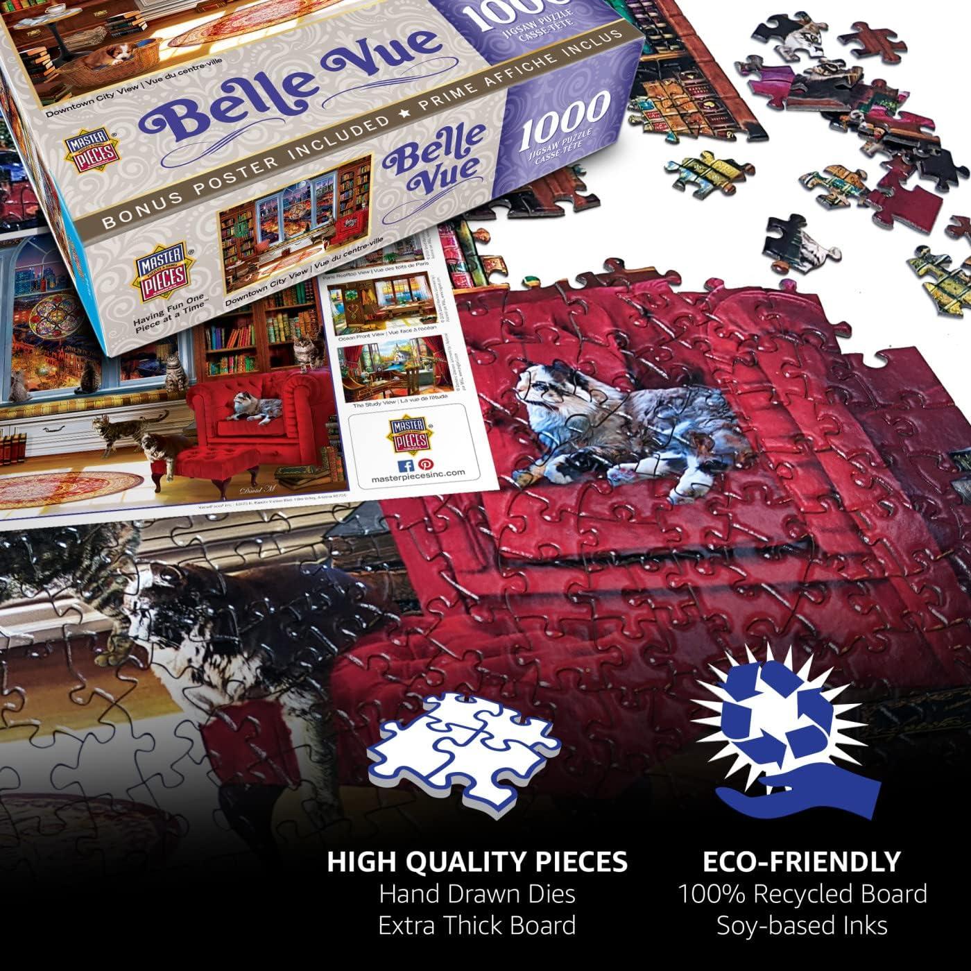 imageMasterPieces 1000 Piece Jigsaw Puzzle Hit the Road Jack Fun for Adults Family Kids NonGlare Finish 1925 x 2675Vintage Vinyl Records
