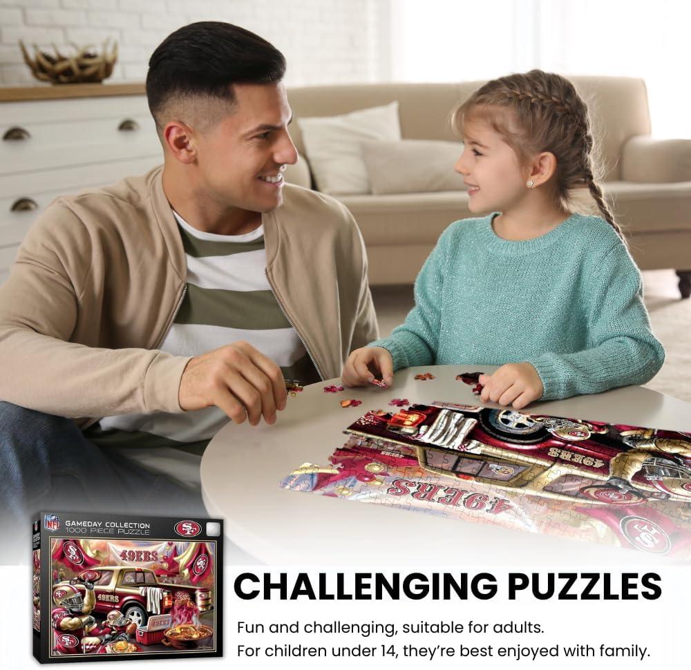 imageMasterPieces 1000 Piece Jigsaw Puzzle NFL Minnesota Vikings Fun for Adults and Family NonGlare Finish 1925x2675Baltimore Ravens