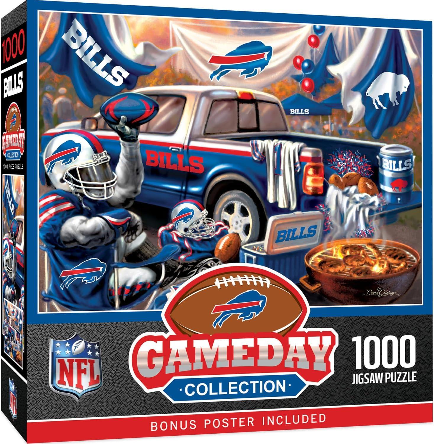 imageMasterPieces 1000 Piece Jigsaw Puzzle NFL Minnesota Vikings Fun for Adults and Family NonGlare Finish 1925x2675Buffalo Bills