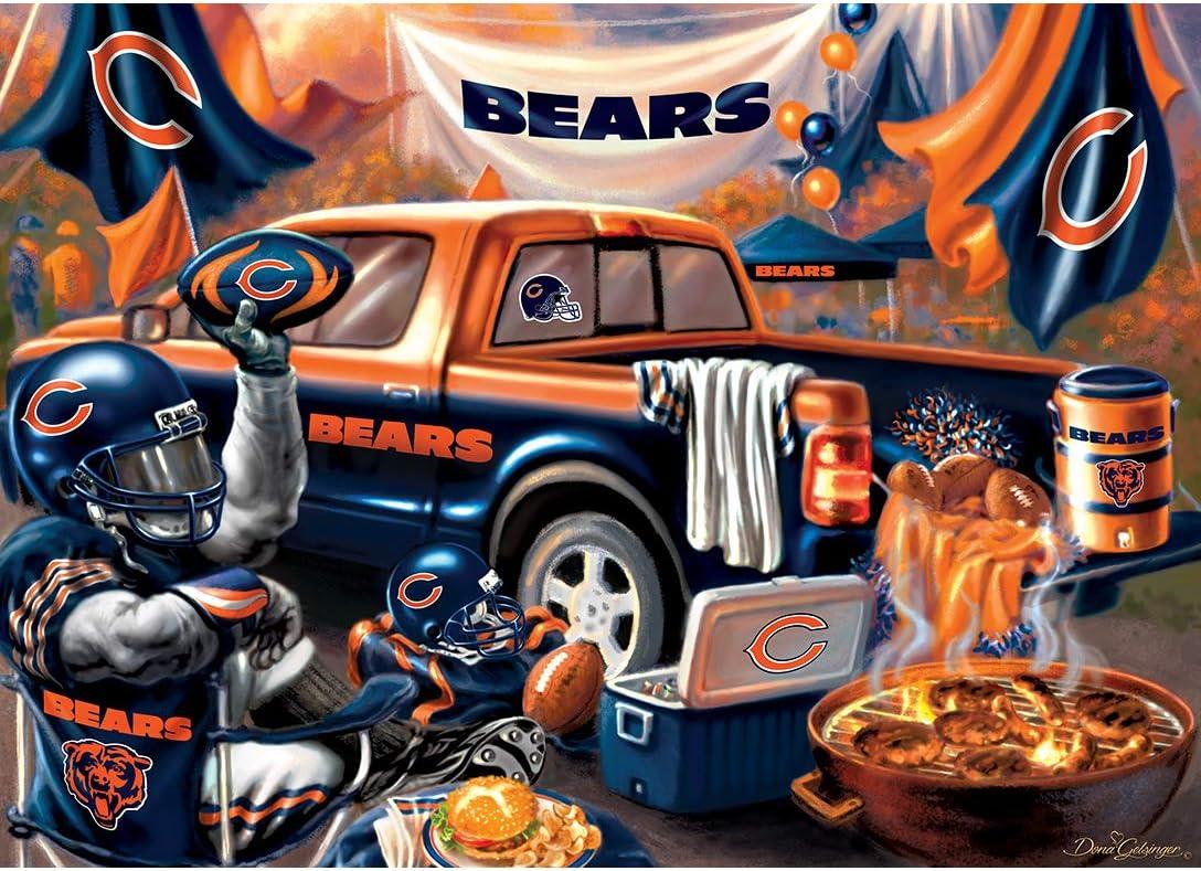 imageMasterPieces 1000 Piece Jigsaw Puzzle NFL Minnesota Vikings Fun for Adults and Family NonGlare Finish 1925x2675Chicago Bears