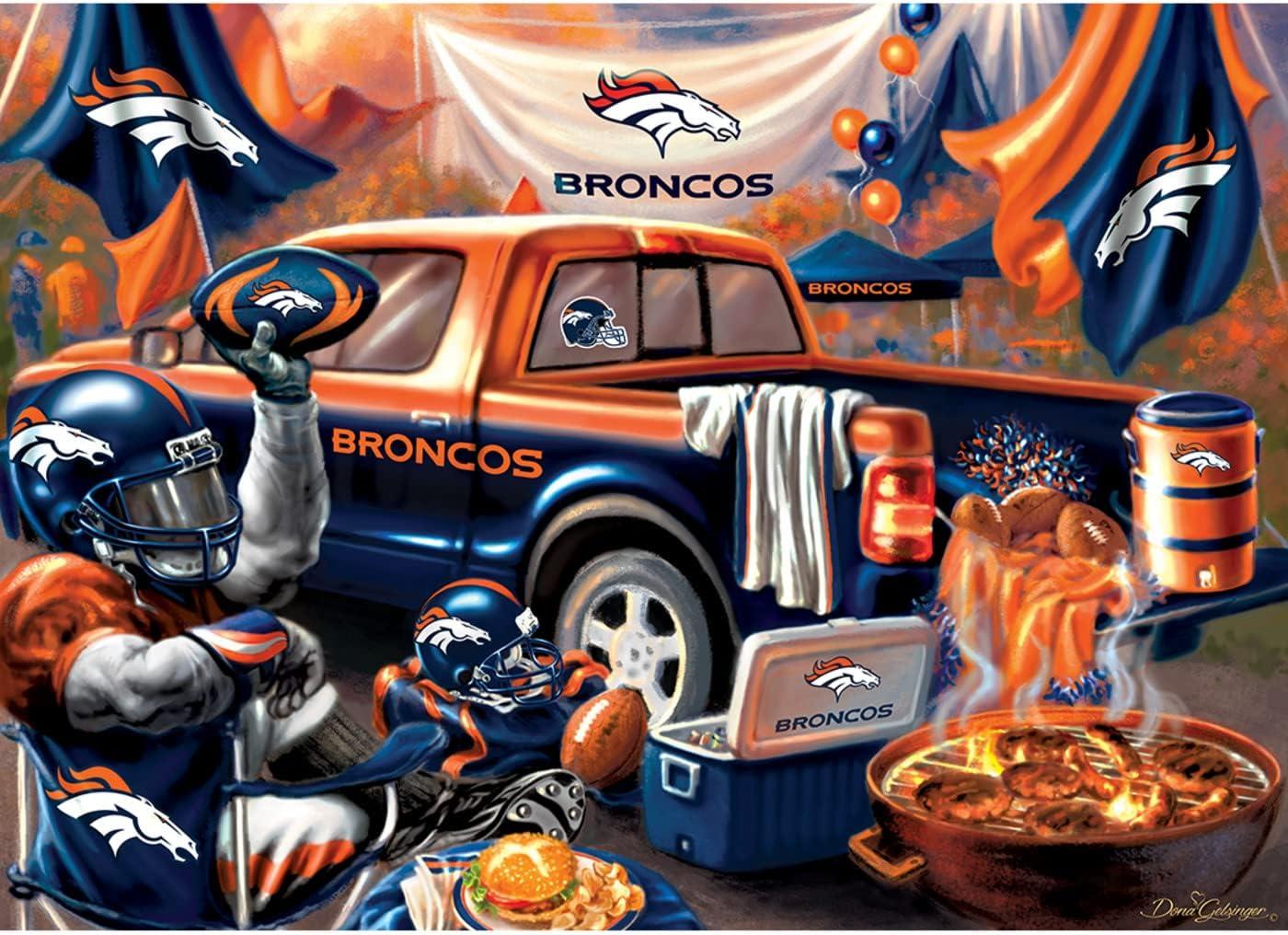 imageMasterPieces 1000 Piece Jigsaw Puzzle NFL Minnesota Vikings Fun for Adults and Family NonGlare Finish 1925x2675Denver Broncos
