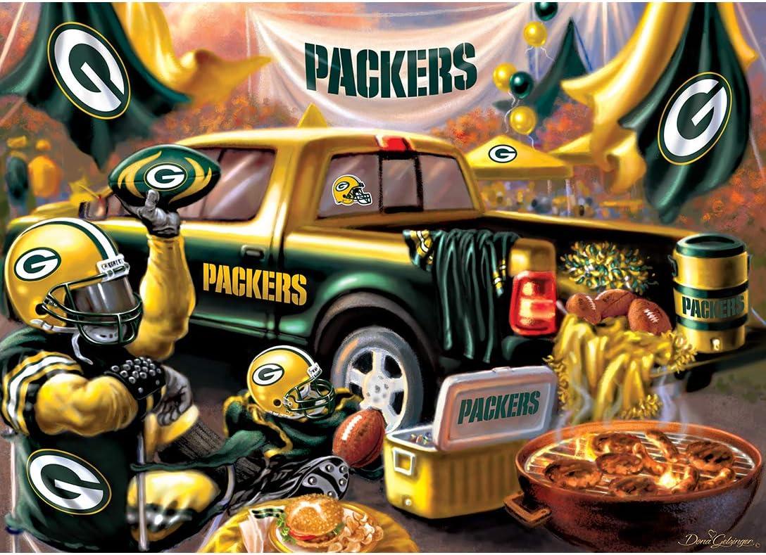 imageMasterPieces 1000 Piece Jigsaw Puzzle NFL Minnesota Vikings Fun for Adults and Family NonGlare Finish 1925x2675Green Bay Packers