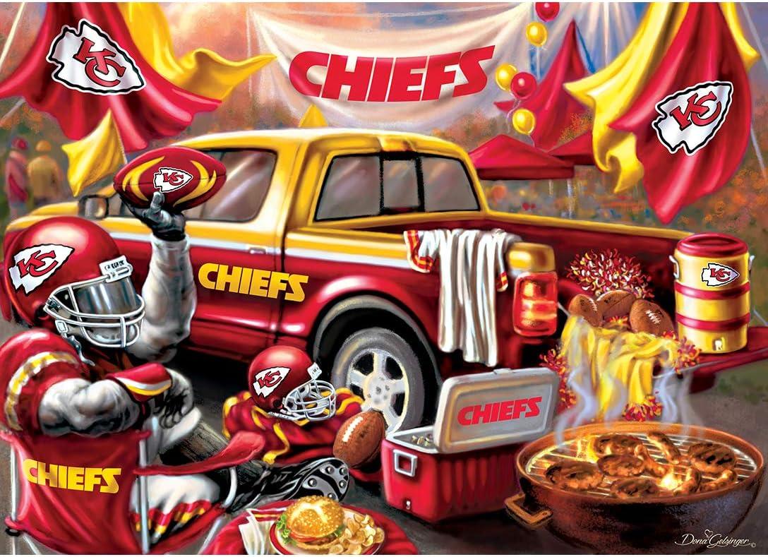 imageMasterPieces 1000 Piece Jigsaw Puzzle NFL Minnesota Vikings Fun for Adults and Family NonGlare Finish 1925x2675Kansas City Chiefs