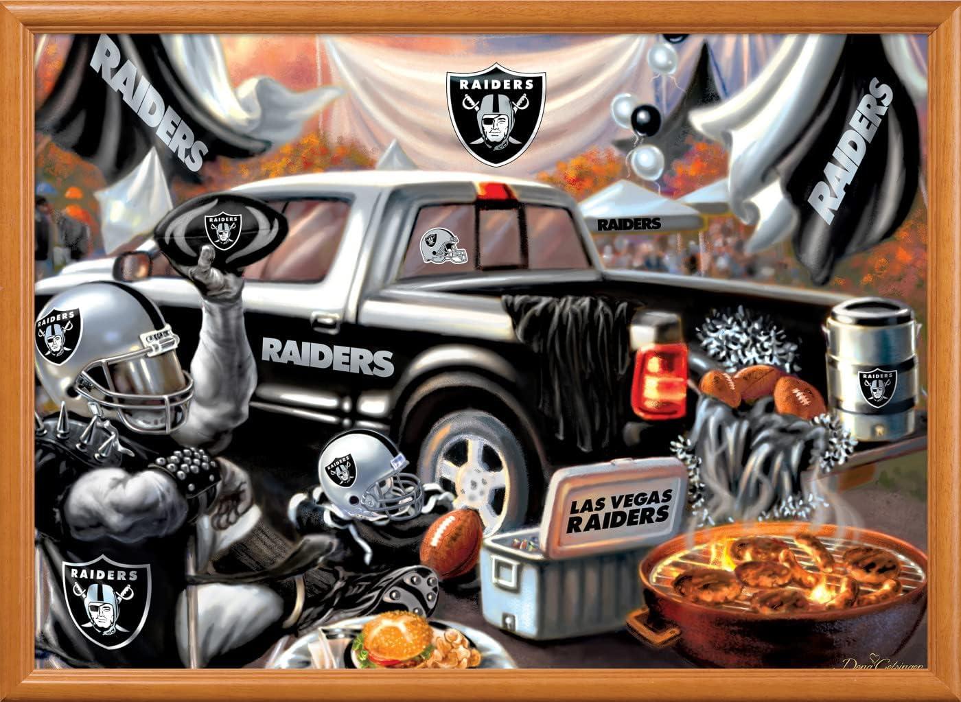 imageMasterPieces 1000 Piece Jigsaw Puzzle NFL Minnesota Vikings Fun for Adults and Family NonGlare Finish 1925x2675Las Vegas Raiders
