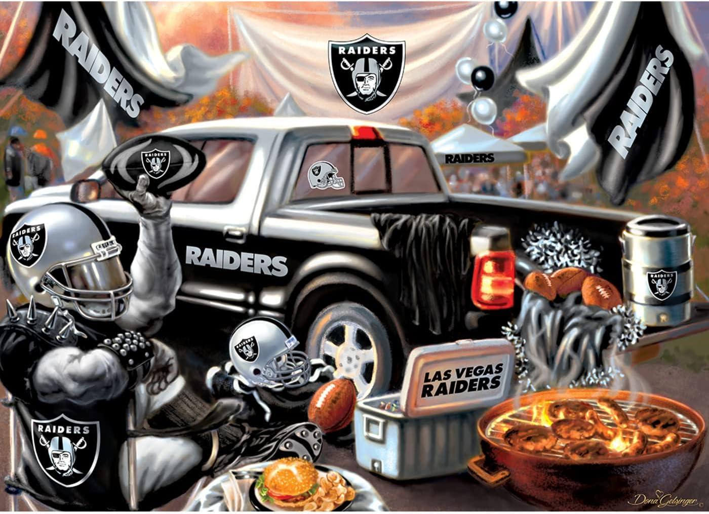 imageMasterPieces 1000 Piece Jigsaw Puzzle NFL Minnesota Vikings Fun for Adults and Family NonGlare Finish 1925x2675Las Vegas Raiders