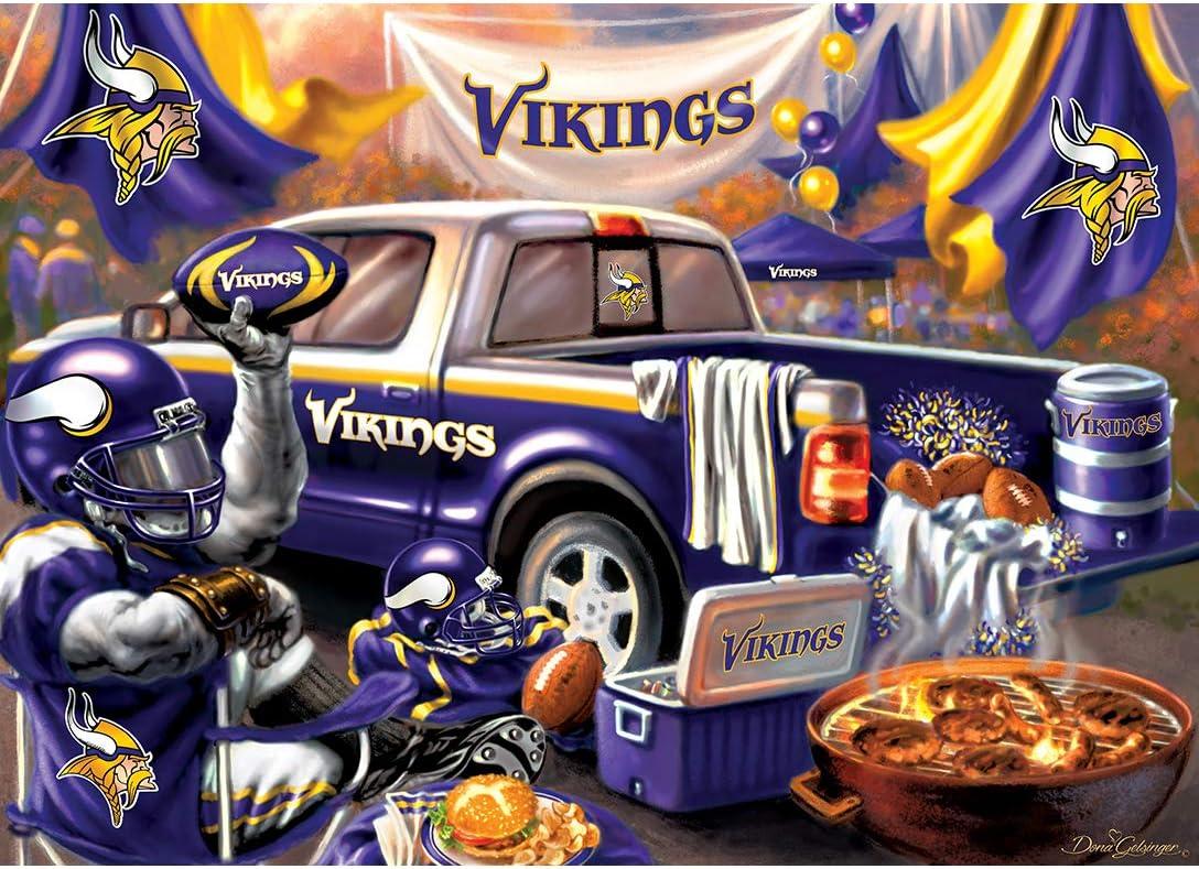 imageMasterPieces 1000 Piece Jigsaw Puzzle NFL Minnesota Vikings Fun for Adults and Family NonGlare Finish 1925x2675Minnesota Vikings
