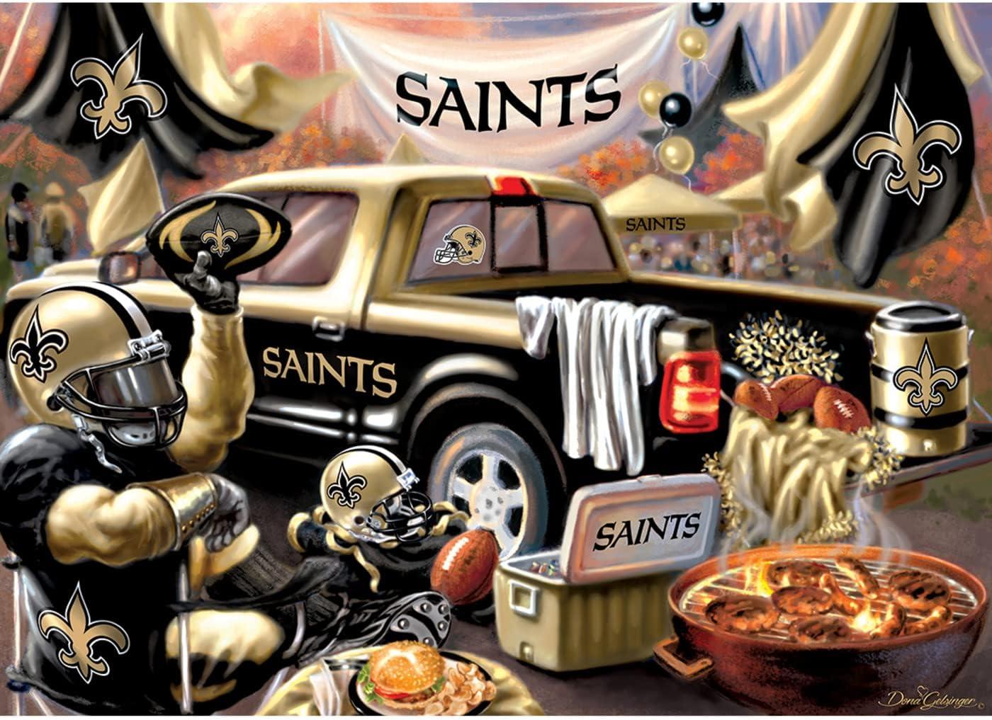 imageMasterPieces 1000 Piece Jigsaw Puzzle NFL Minnesota Vikings Fun for Adults and Family NonGlare Finish 1925x2675New Orleans Saints