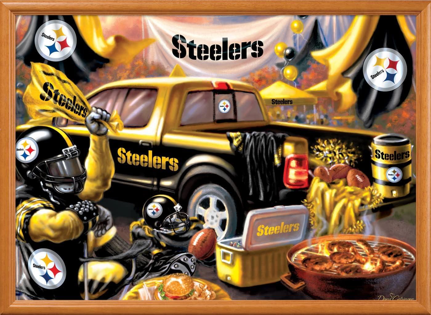 imageMasterPieces 1000 Piece Jigsaw Puzzle NFL Minnesota Vikings Fun for Adults and Family NonGlare Finish 1925x2675Pittsburgh Steelers