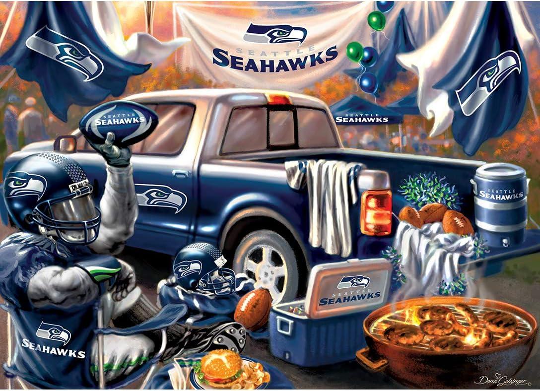 imageMasterPieces 1000 Piece Jigsaw Puzzle NFL Minnesota Vikings Fun for Adults and Family NonGlare Finish 1925x2675Seattle Seahawks