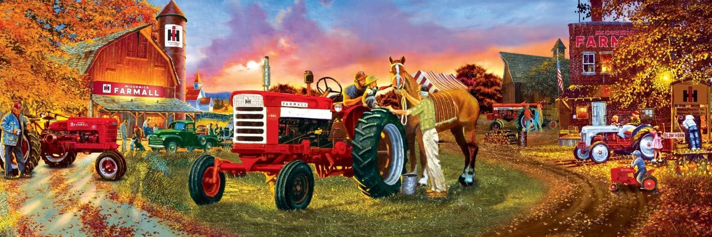 imageMasterPieces 1000 Piece Jigsaw Puzzle For Adults Family Or Youth Betty Boop Panoramic 13x39Farmall