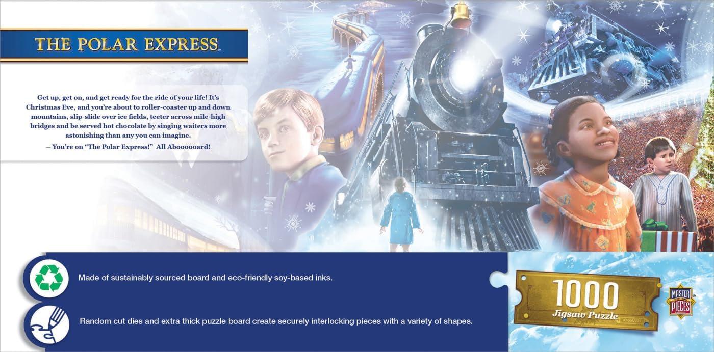 imageMasterPieces 1000 Piece Jigsaw Puzzle For Adults Family Or Youth Betty Boop Panoramic 13x39The Polar Express