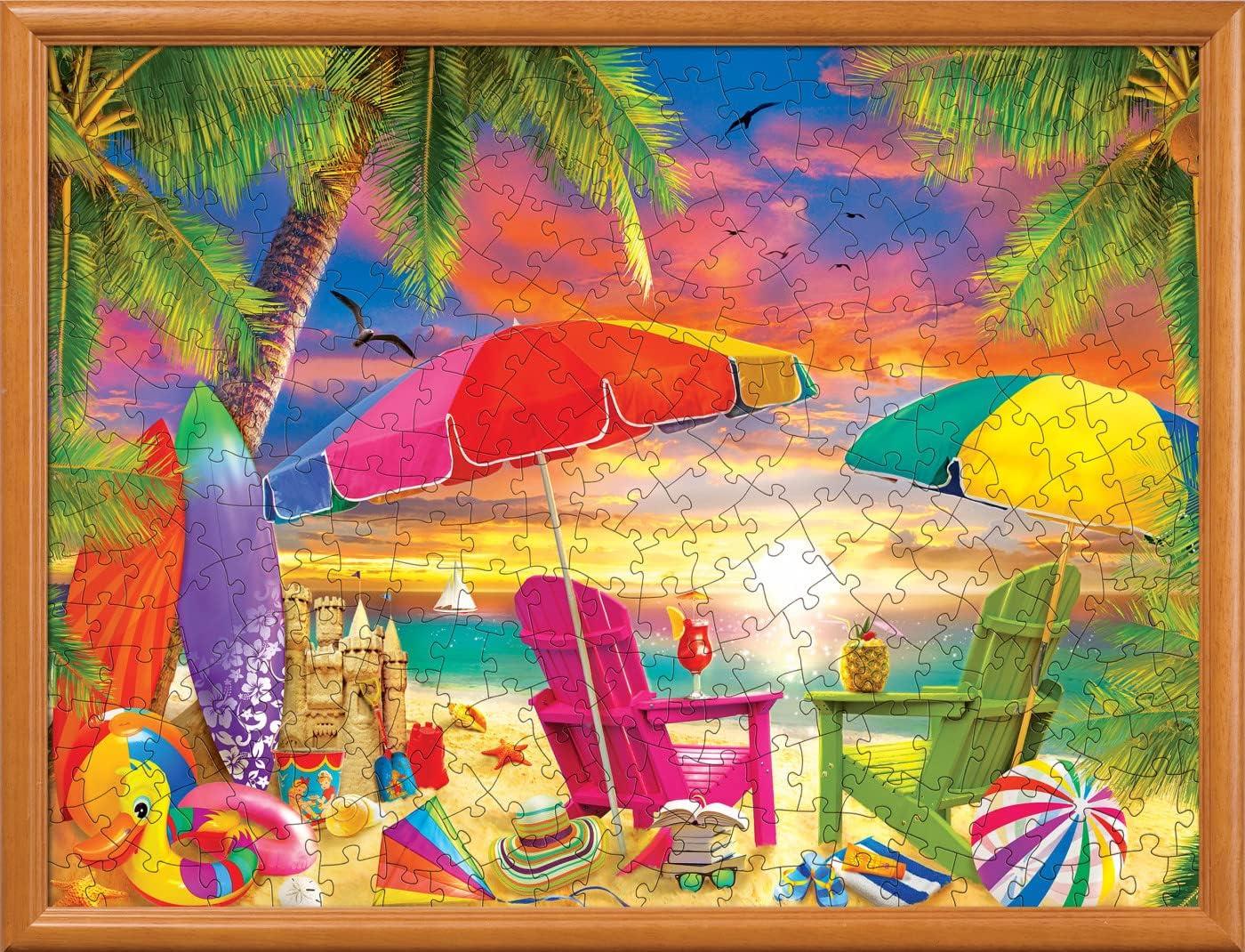 imageMasterPieces 300 Piece EZ Grip Jigsaw Puzzle Seaside Afternoon 18x24300 Piece