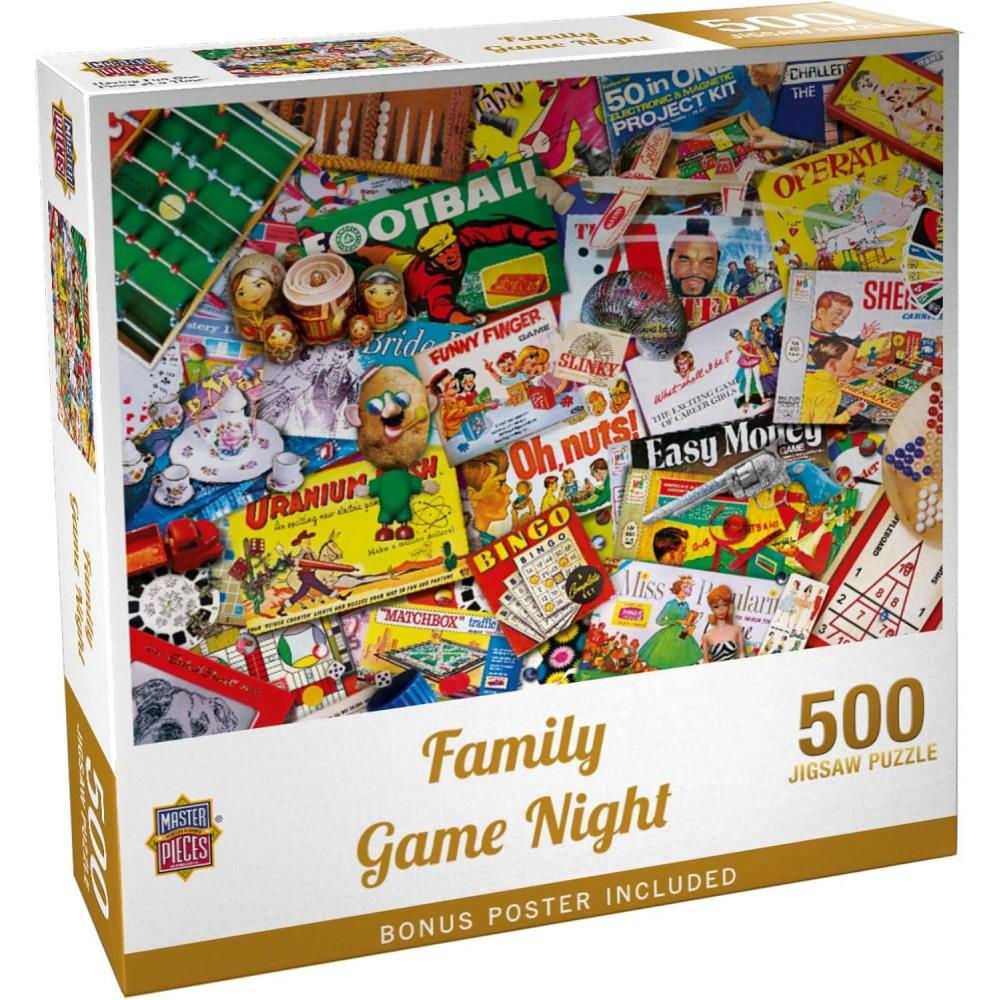 imageMasterPieces 1000 Piece Jigsaw Puzzle Family Game Night Fun for Adults Family Kids NonGlare Finish 1925 x 2675500 Piece