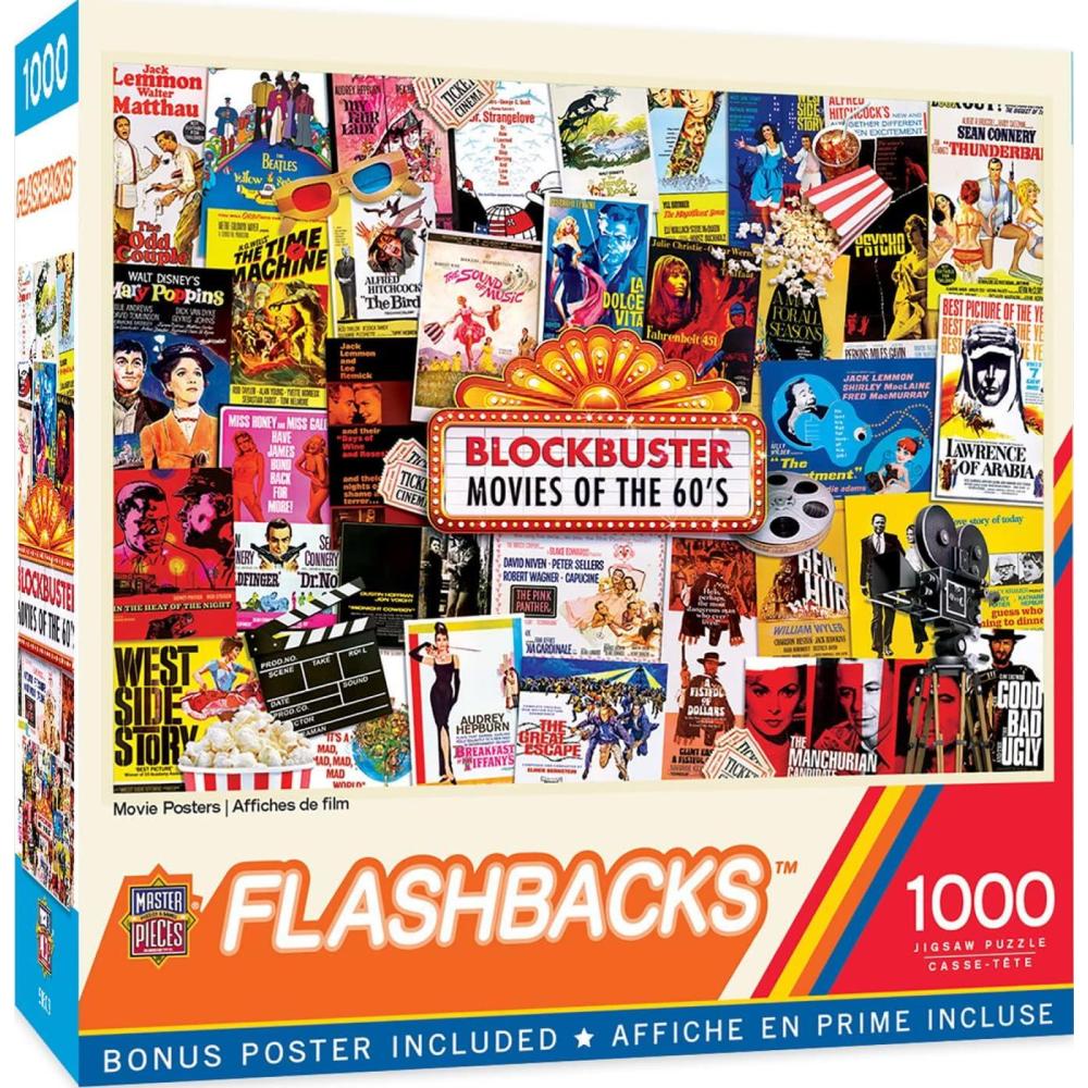 imageMasterPieces  1000 Piece Jigsaw Puzzle Hit the Road Jack Fun for Adults Family Kids NonGlare Finish 1925 x 2675Movie Posters