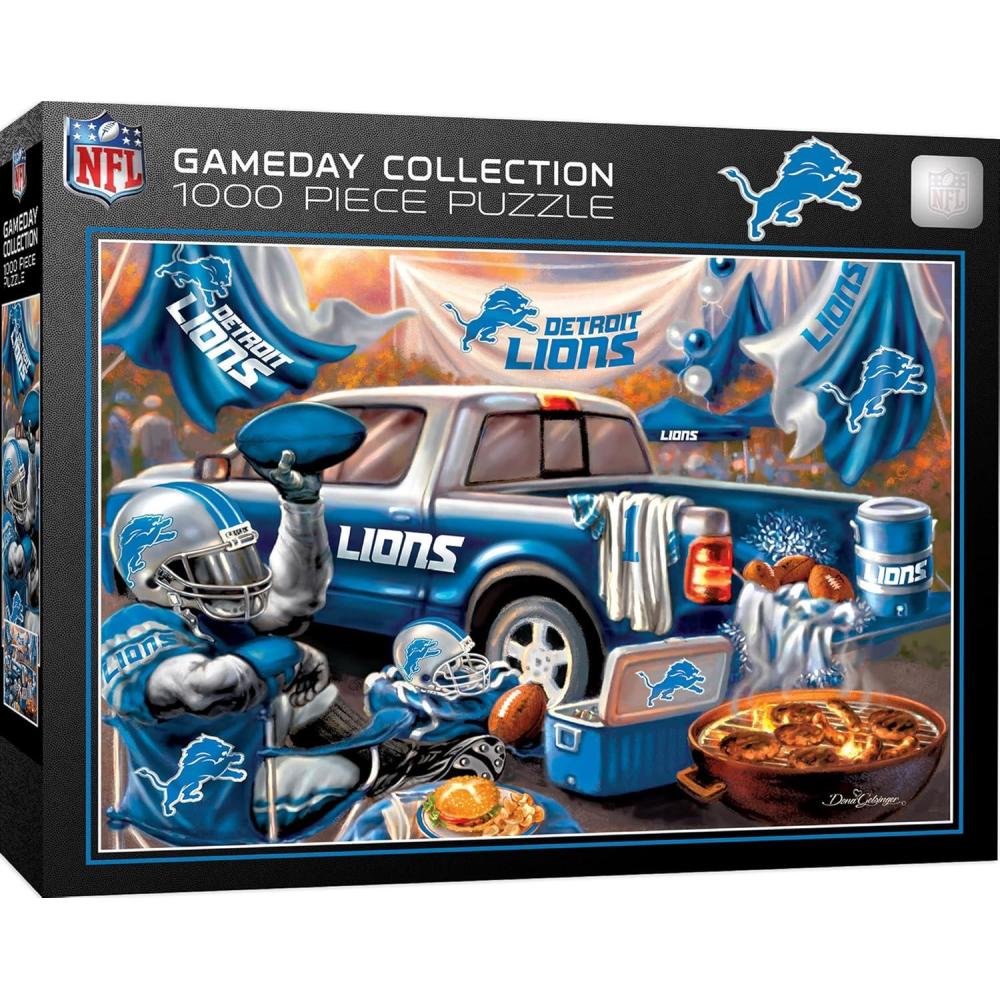 imageMasterPieces 1000 Piece Jigsaw Puzzle NFL Minnesota Vikings Fun for Adults and Family NonGlare Finish 1925x2675Detroit Lions