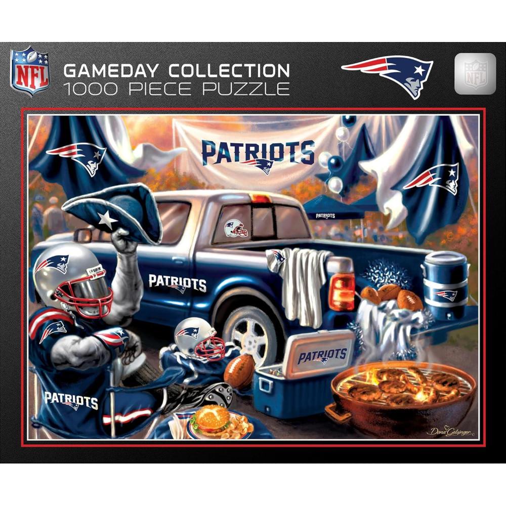 imageMasterPieces 1000 Piece Jigsaw Puzzle NFL Minnesota Vikings Fun for Adults and Family NonGlare Finish 1925x2675New England Patriots
