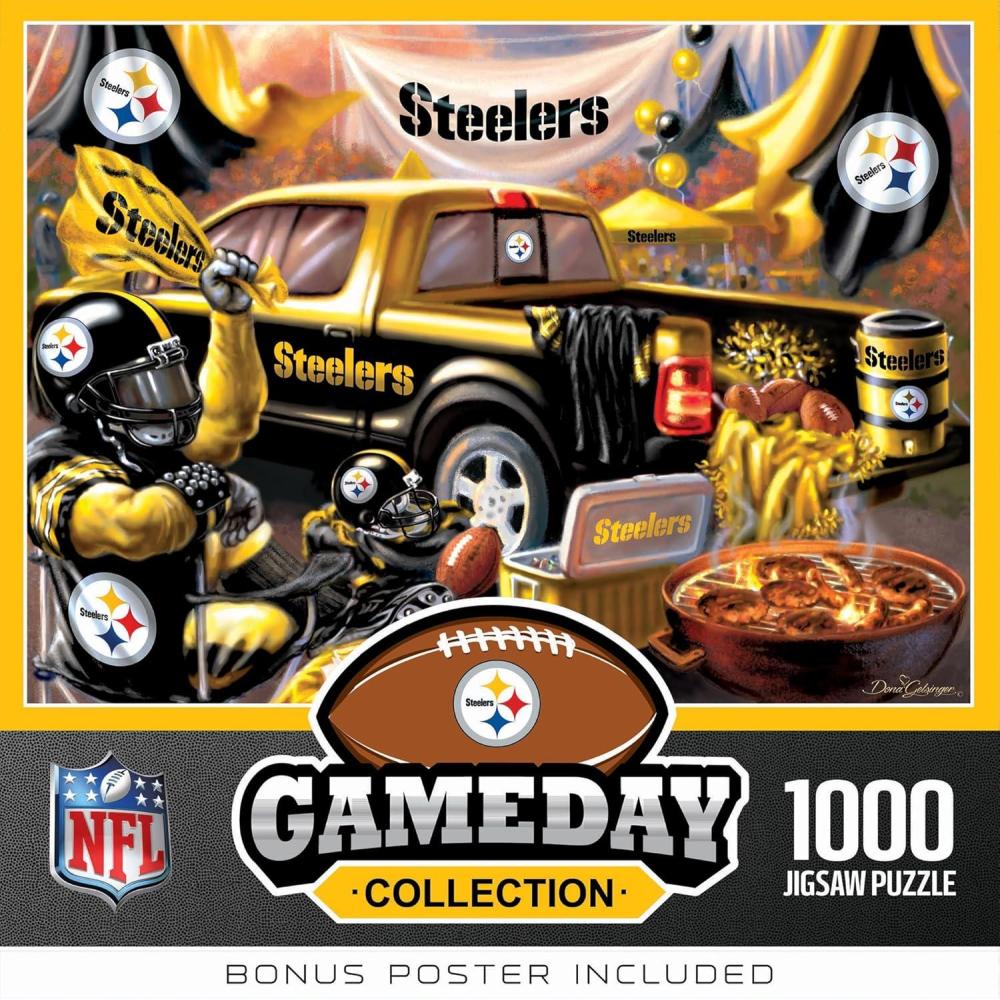 imageMasterPieces 1000 Piece Jigsaw Puzzle NFL Minnesota Vikings Fun for Adults and Family NonGlare Finish 1925x2675Pittsburgh Steelers