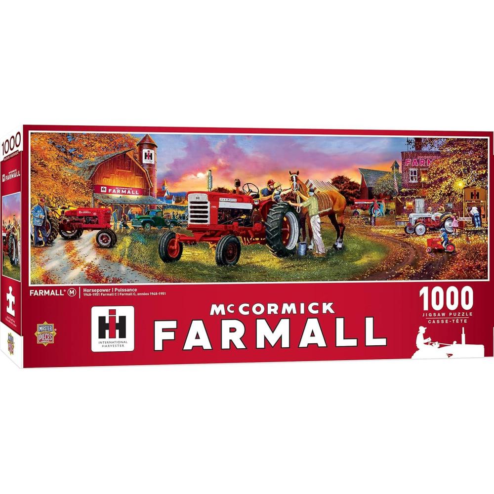 imageMasterPieces 1000 Piece Jigsaw Puzzle For Adults Family Or Youth  Betty Boop Panoramic  13x39Farmall