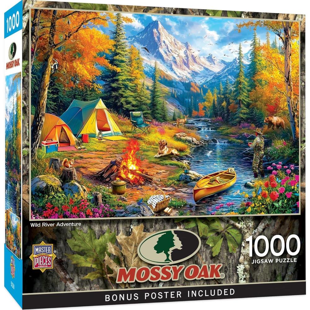 imageMasterPieces 1000 Piece Jigsaw Puzzle for Adults Family Or Youth  Liberty Falls  1925x2675Wild River Adventure