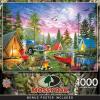 MasterPieces 1000 Piece Jigsaw Puzzle for Adults, Family, Or Youth – Liberty Falls – 19.25″x26.75″(River Camp Twilight)