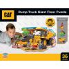 MasterPieces Floor Puzzle – Jumbo Size 36 Piece Jigsaw Puzzle for Kids – Caterpillar Dump Truck Tractor – 3ftx2ft(Caterpillar Dump Truck)