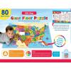 MasterPieces Floor Puzzle – Jumbo Size 36 Piece Jigsaw Puzzle for Kids – Caterpillar Dump Truck Tractor – 3ftx2ft(USA Map)