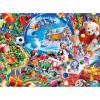 Holiday – 100pc Glitter Puzzle – On The Tree Farm – Jigsaw Puzzle with Vibrant Artwork and Durable Pieces – Fun Family Activity, Brain Challenge, and Educational Entertainment for Kids, Teens(Holiday Dreams)