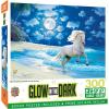 MasterPieces – 300 Piece Jigsaw Puzzle with Large EZ Grip Shapes, Glows in the Dark, Moon Fairy, Activity Fun for Adults, Seniors, Family, Kids, 18″ x 24″(Moonlit Dance)