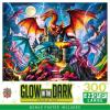 MasterPieces – 300 Piece Jigsaw Puzzle with Large EZ Grip Shapes, Glows in the Dark, Moon Fairy, Activity Fun for Adults, Seniors, Family, Kids, 18″ x 24″(Triad of Fire)