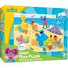 MasterPieces Floor Puzzle – Jumbo Size 36 Piece Jigsaw Puzzle for Kids – Caterpillar Dump Truck Tractor – 3ftx2ft(Sesame Street Fun in The Sun)