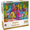 Masterpieces 300 Piece EZ Grip Glow in The Dark Jigsaw Puzzle – Singing Seahorses – 18″x24″(500 Piece)