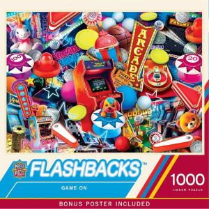 MasterPieces – 1000 Piece Jigsaw Puzzle, Hit the Road Jack, Fun for Adults, Family, Kids, Non-Glare Finish, 19.25″ x 26.75″(Game On)