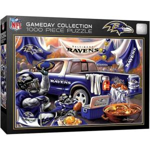 MasterPieces – 1000 Piece Jigsaw Puzzle, NFL Minnesota Vikings, Fun for Adults and Family, Non-Glare Finish, 19.25″x26.75″(Baltimore Ravens)