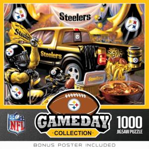 MasterPieces – 1000 Piece Jigsaw Puzzle, NFL Minnesota Vikings, Fun for Adults and Family, Non-Glare Finish, 19.25″x26.75″(Pittsburgh Steelers)