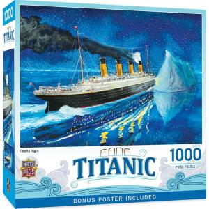 MasterPieces 1000 Piece Jigsaw Puzzle for Adults, Family, Or Youth – Titanic Boarding – 19.25″x26.75″(Titanic Fateful Night)