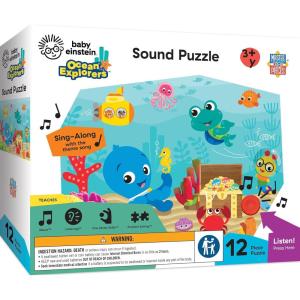 Masterpieces 24 Piece Bingo Sing-A-Long Sound Floor Puzzle for Kids – 18″x24″(Baby Einstein)