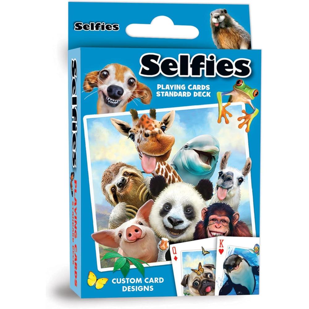 imageMasterPieces Kids Games Selfies Playing Cards for Adults Kids and Family