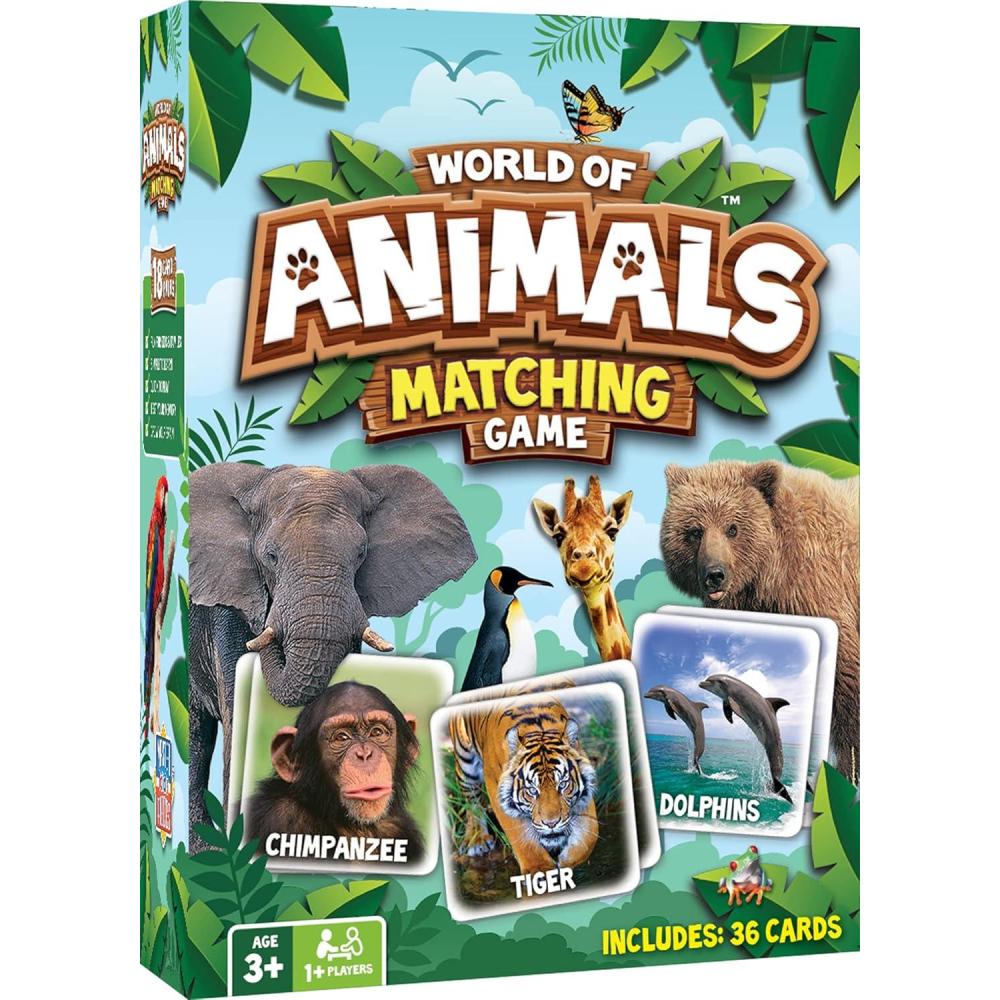 imageMasterPieces Kids Games World of Animals Matching Game Game for Kids and Family Laugh and Learn