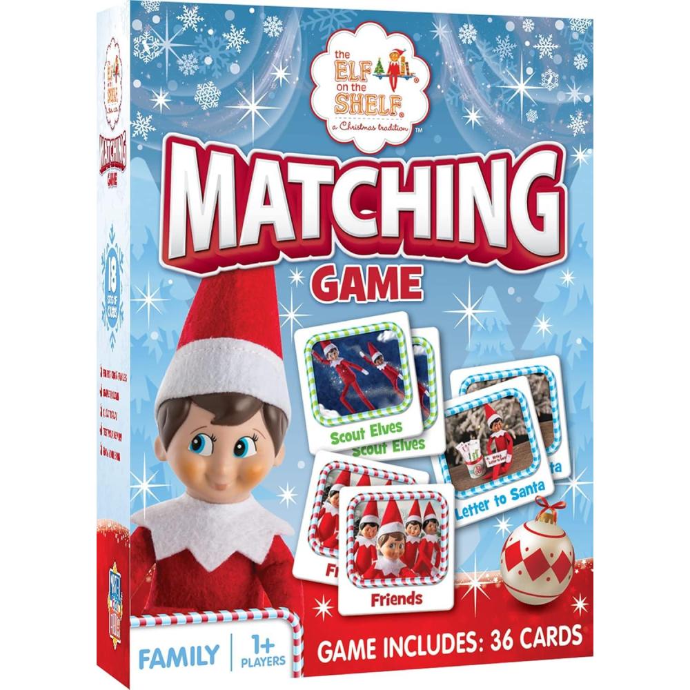 imageMasterPieces Officially Licensed Elf on The Shelf Picture Matching Card Game for Kids and Families