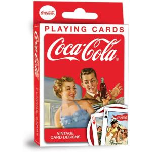 MasterPieces Family Games – Coca-Cola Vintage Ads Playing Cards – Officially Licensed Playing Card Deck for Adults, Kids, and Family