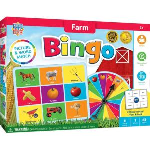 MasterPieces Kids Games – Farm Bingo Game