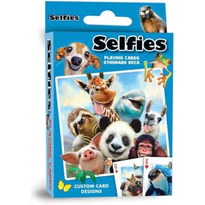 MasterPieces Kids Games – Selfies Playing Cards for Adults, Kids, and Family