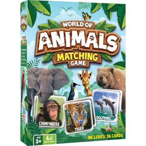 MasterPieces Kids Games – World of Animals Matching Game – Game for Kids and Family – Laugh and Learn